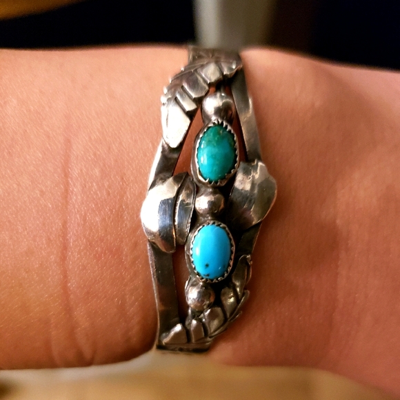 Vintage Sterling Silver Cuff Bracelet